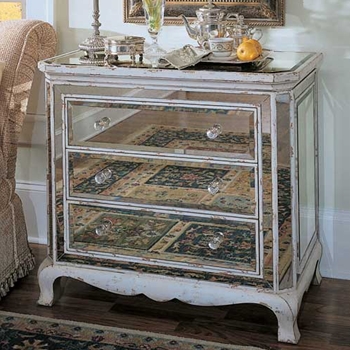 Mirrored French Chest
