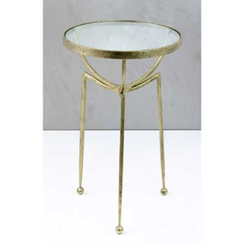 Gemma Brass Side Table