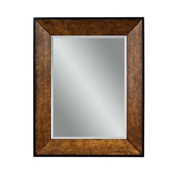 Burlwood Bevel Mirror