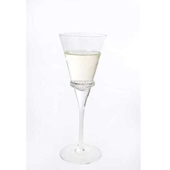 Clear Belted Goblet