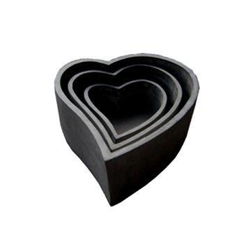 Heart Black Planter