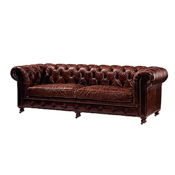 CCAR Conrad Cigar Leather Sofa