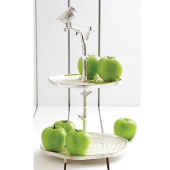 Bird Branch Tiered Aluminum Server