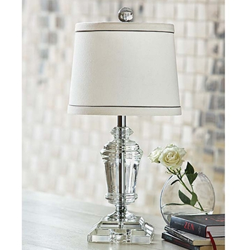 Crystal Urn Table Lamp