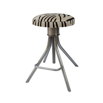 Remington Zebra Barstool