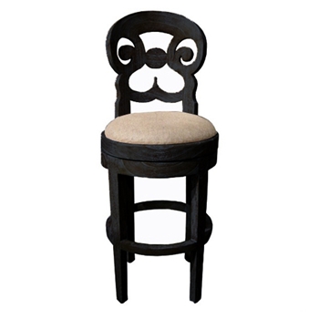 Saragossa Black Bar Stool