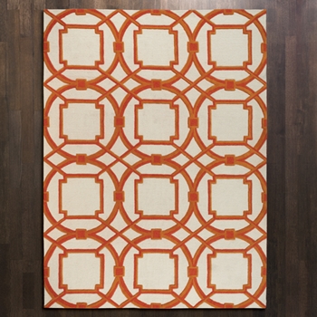 Arabesque Saffron Rug