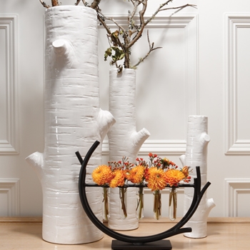 Birch White Vase (S)