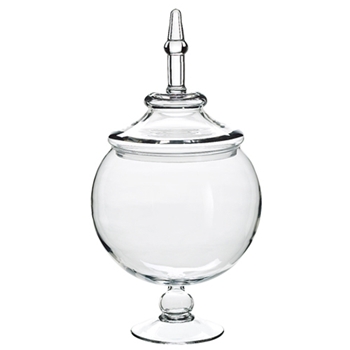 Globe Footed Clear Apothecary