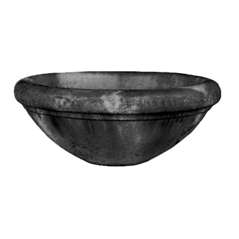 Planter Simple Bowl 26W/11H Soot