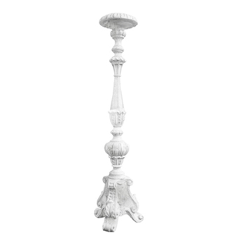 Candle Holder Kimple 8W/38H Oyster
