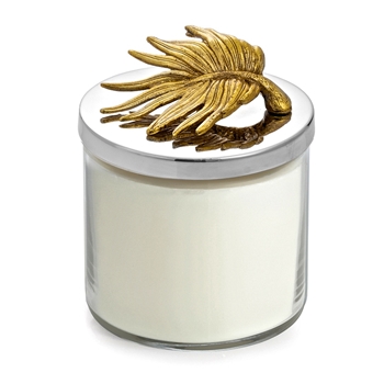 Aram Palm Gold Candle Jar 4W/5H