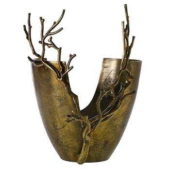 Vase - Eric Twig  Bronze 15W/19H
