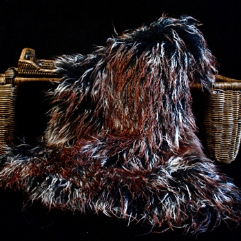 Tibet Mongolian Fur Safari Throw 47W/23D Multi Tips