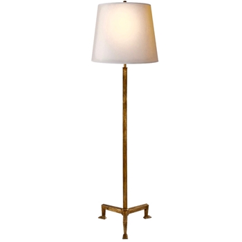 Lamp - Floor - Parish Gilded Iron Natural Paper Shade 19W/66H - Thomas O'Brien for Visual Comfort