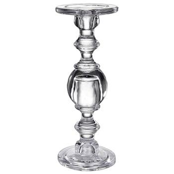Candlestick - Balustra 4.5W/12H Clear Glass