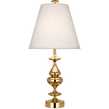 Lamp Table - Hollywood Polished Brass 15W/30H - Jonathan Adler