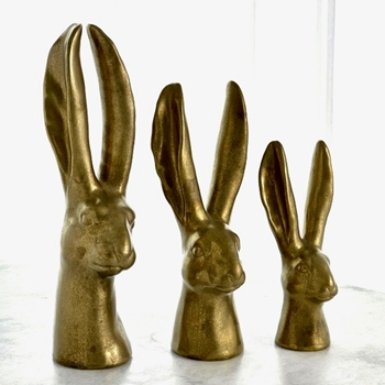 Figure - Gold Rabbit Family Collection