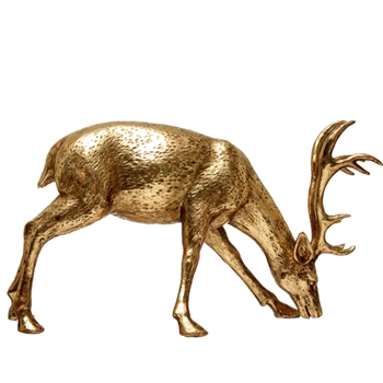 Figure - Deer Gold Bowing 13W/8H