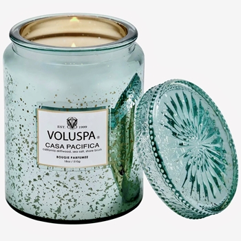 Voluspa - Vermeil Casa Pacifica Lidded Jar Candle 18oz  100HR