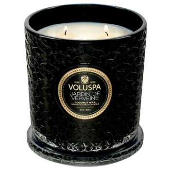 Voluspa - Maison Noir - Jardin de Verviene Lidded Luxe Candle 30 OZ, 80 Hour
