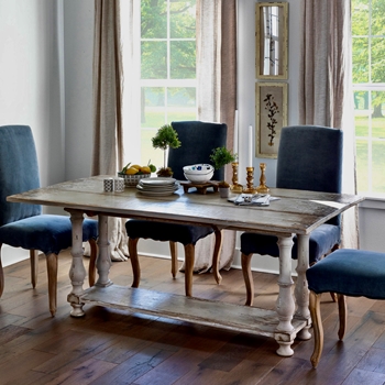 Dining Table Console - Charlotte Drop Leaf -  72x38x30H - Dropped 72x18  Pine Wood