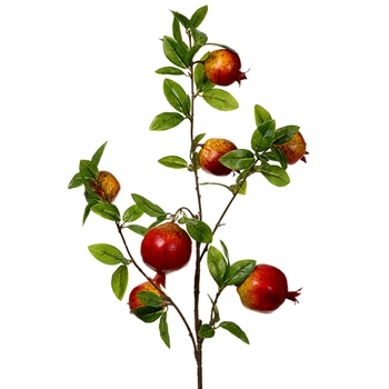 Fruit - Pomegranate Branch Cayene 38in - VSP153-BU