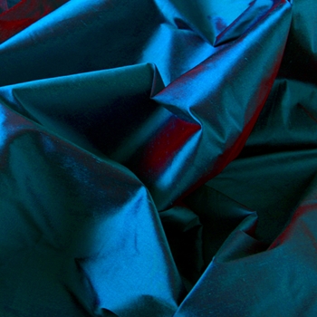 Silk Shantung - Teal Ruby - 54in, 100% Silk, Machine Loomed, Dry Clean Only. Do not expose to sunlight.