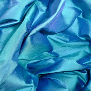 Silk Shantung - Azure - 54in, 100% Silk, Machine Loomed, Dry Clean Only. Do not expose to sunlight.