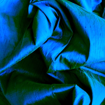 Dupioni Silk - Teal - 54in, 100% Hand Loomed Silk - India - Dry Clean Only, Do not expose to sunlight.
