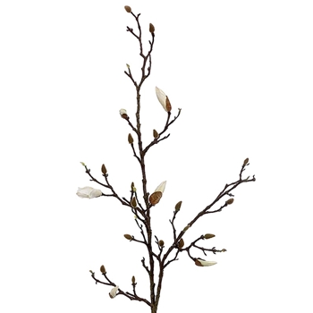 Magnolia - Branch Buds White 53in - FSM773-CR