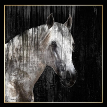 47W/47H Framed Giclee - Pane Horse - Gallery Gold Float - Sarah Atkinson - Custom Sizes  - 16X16, 24X24, 30X30, 36X36, 40X40, 47X47, 54X54 