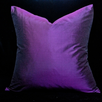 Silk Shantung Cushion Purple 18SQ