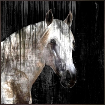 54W/54H Giclee - Pane Horse - Sarah Atkinson - Custom Sizes  - 16X16, 24X24, 30X30, 36X36, 40X40, 47X47, 54X54 