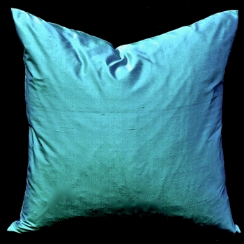 Silk Shantung Azure Cushion 18SQ