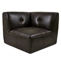 Choclate Leather Cubix Corner