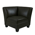 Daniel Chocolate Leather Corner Sectional