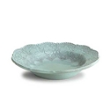 Merletto Aqua Pasta Bowl 9in