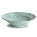 Merletto Aqua Serving Bowl 12in