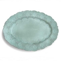 Merletto Aqua Platter 17in