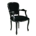 Orleans Black Arm Chair