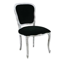Louver White Side Chair