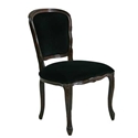 Orleans Chocolate Black Side Chair