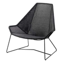 Breeze Black Highback Lounge Chair