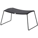Breeze Black Ottoman