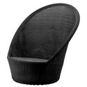 Kingston Black Sun Lounger