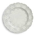 Merletto Atq White Plate 11in