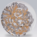 Gilt Peony 11in Plate