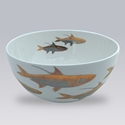 Gilt School 8in Bowl