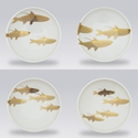 Gilt School 4in Dipping Dish/Box of 4